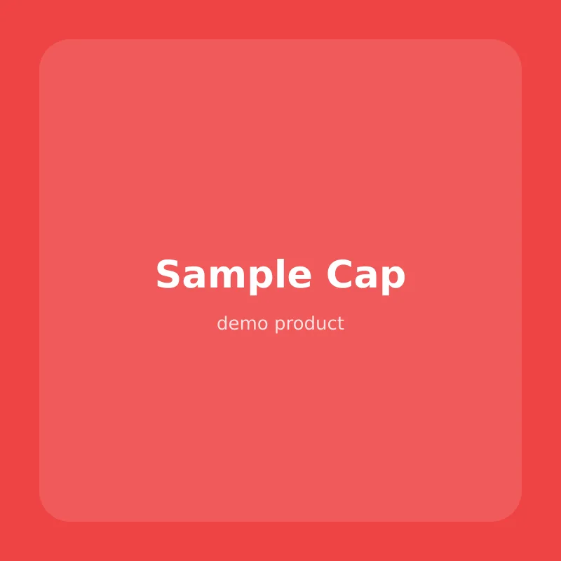 Sample Cap